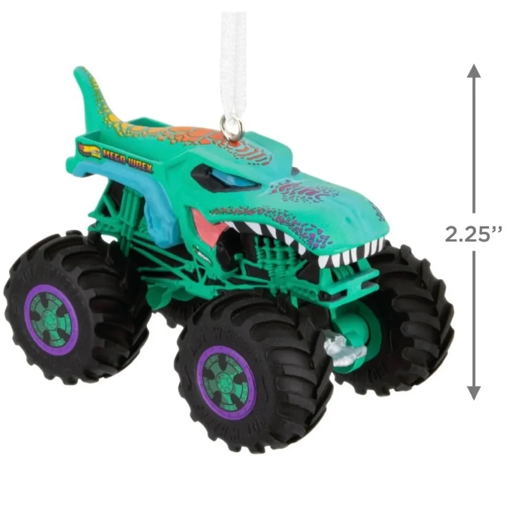 Hallmark Mattel Hot Wheels Monster Trucks “Mega-Wrex” Christmas Ornament (NWT)
